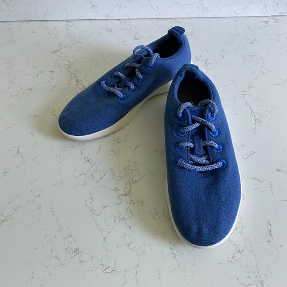NWT Allbirds Limited Edition Hazy Cobalt Women’s Wool Runners Sneakers Size 7 - Picture 3 of 12
